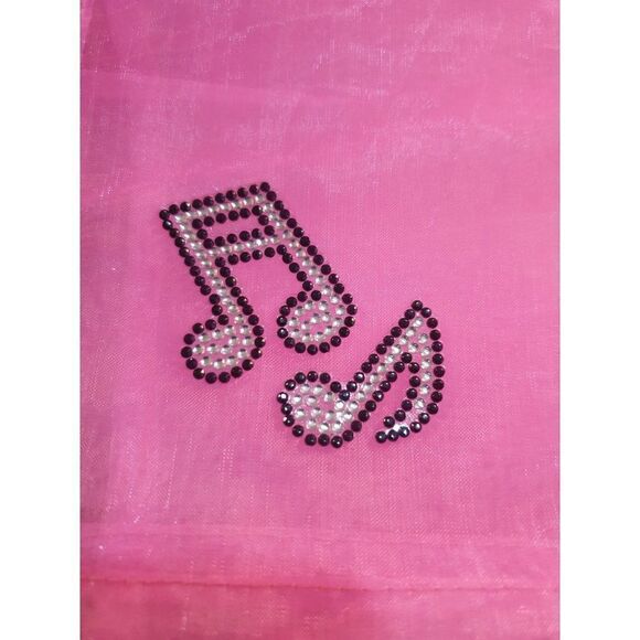 Adult Pink Ladies Satan Jacket and Scarf Set Fabulous 50's Pink Satan NWT - Picture 3 of 6